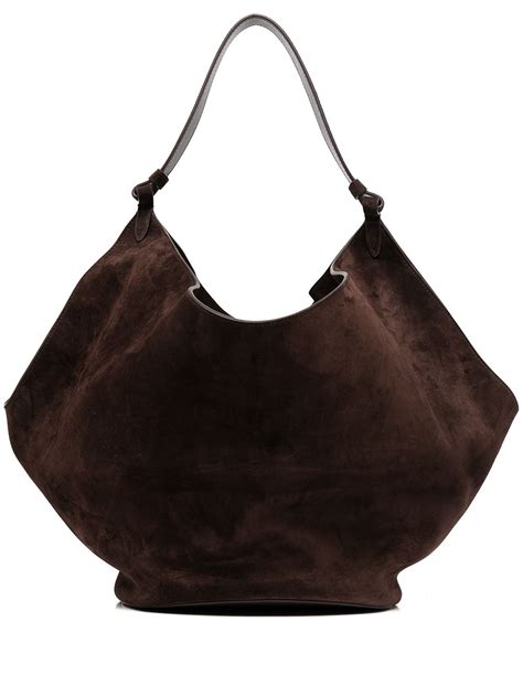 khaite suede bag